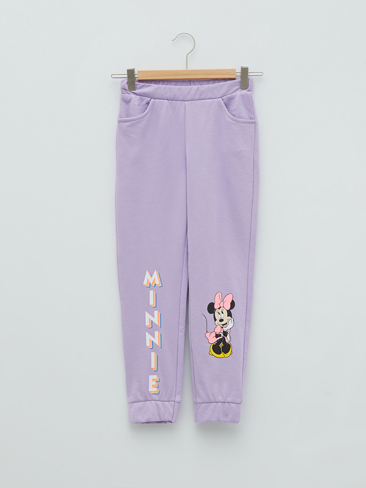Girls Lilac Minnie Mouse Jogger