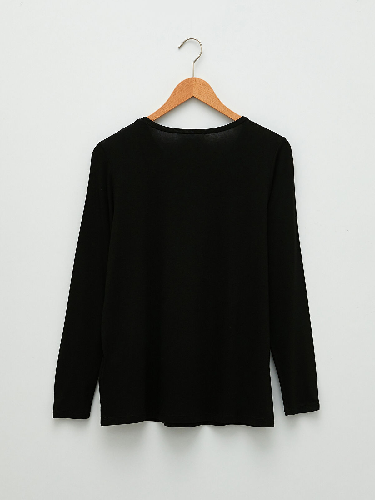 Black Long Sleeve Top - V-Neck Top - Fitted Basic Top - Lulus