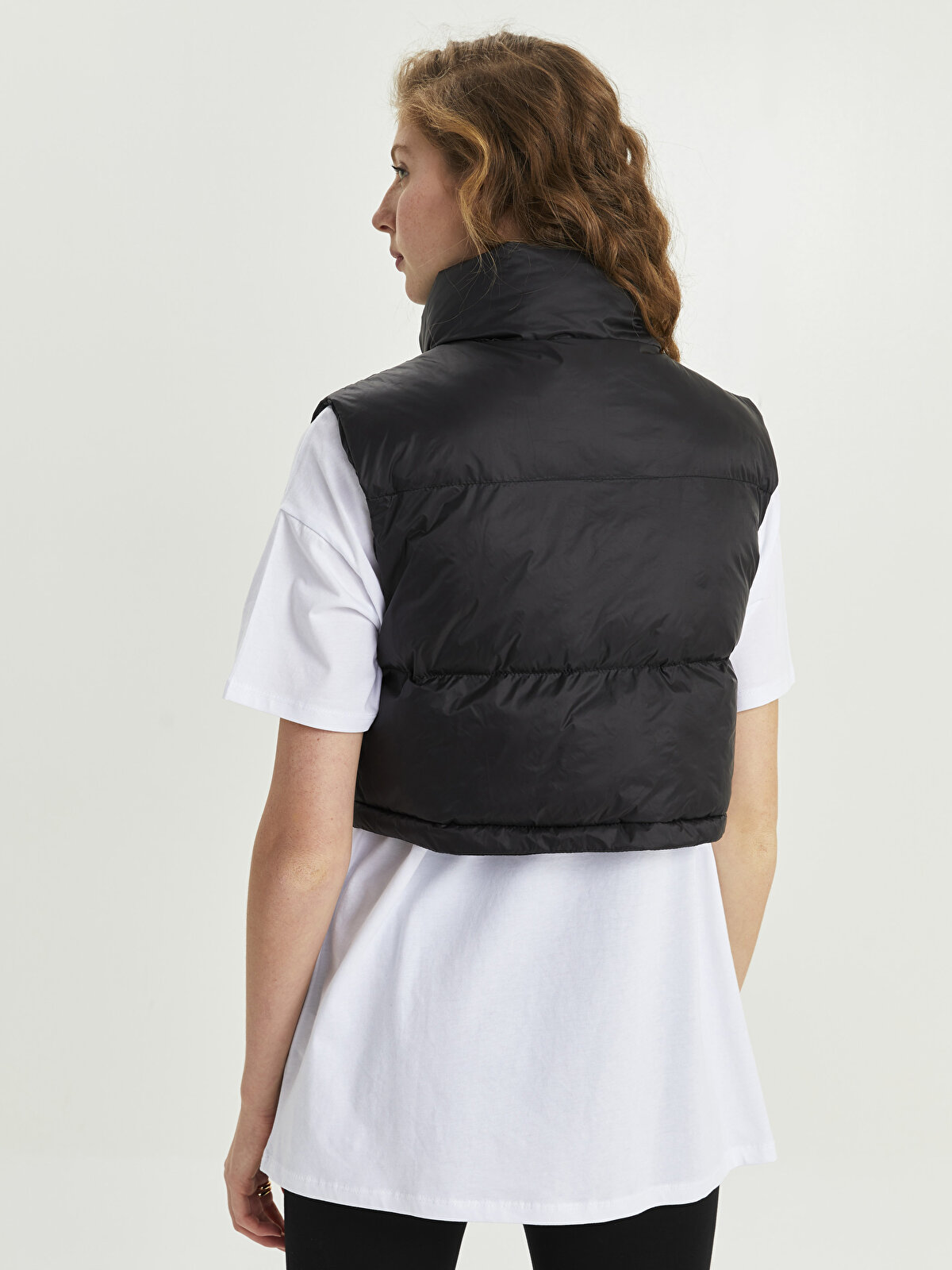 SeeLuNa Women's Cropped Puffer Vest Zip Up Lightweight Padded Gilet Stand  Collar Sleeveless Jacket (Black,XS) at  Women's Coats Shop