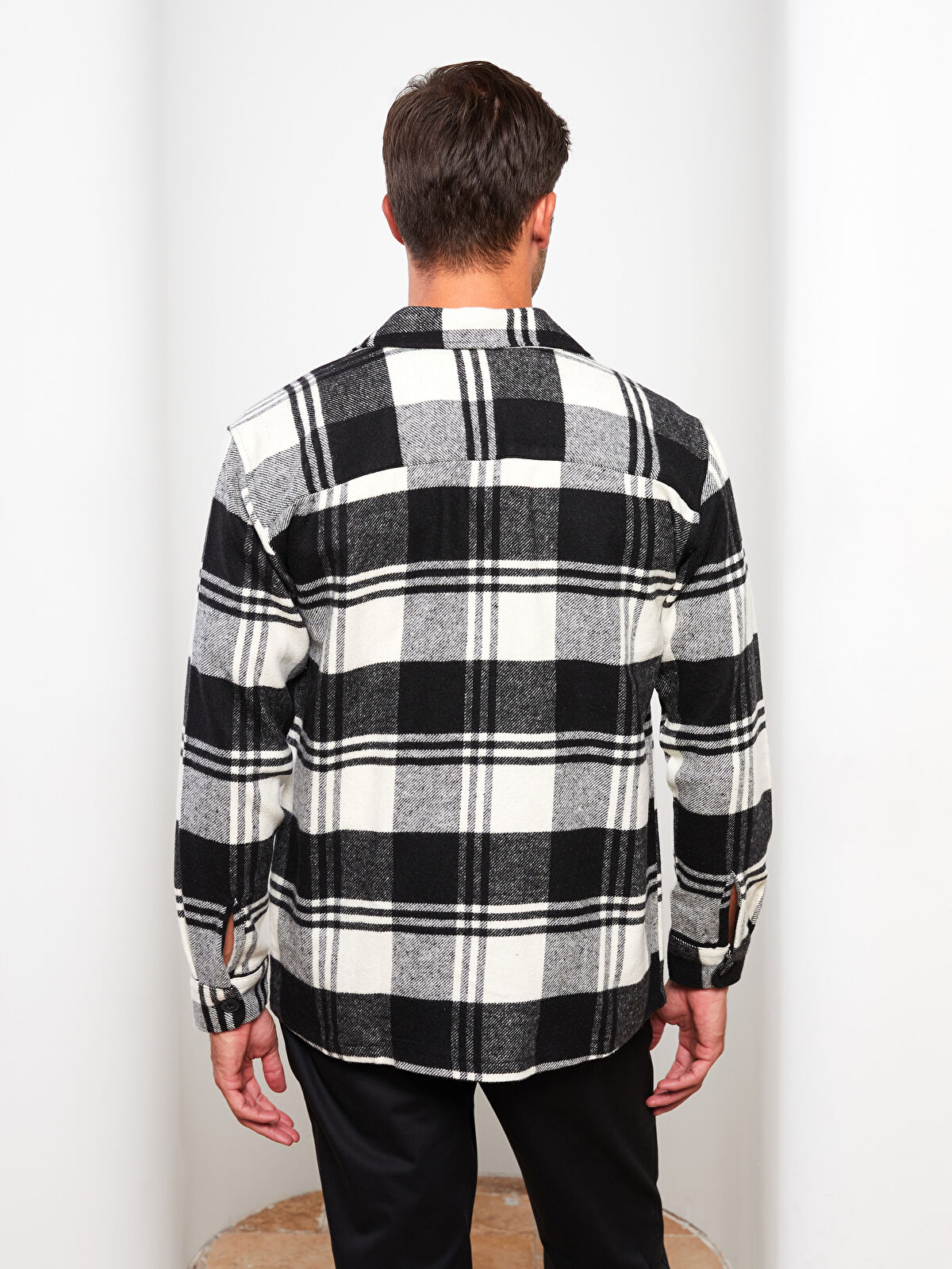 Casual Fit Long Sleeve Plaid Men's Lumberjack Shirt Jacket Casual Fit Long Sleeve Plaid Men's Lumberjack Shirt Jacket