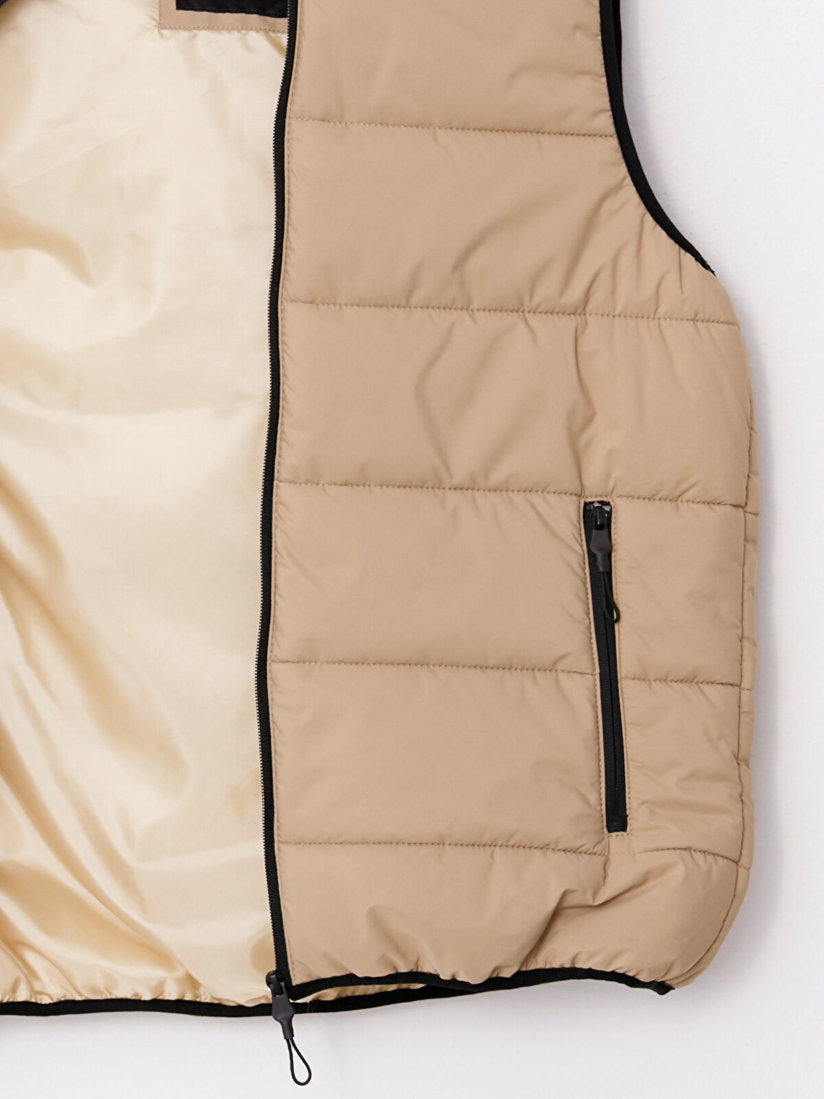 Regular Fit Hooded Men's Puffer Gilet -W2BB50Z8-JJL
