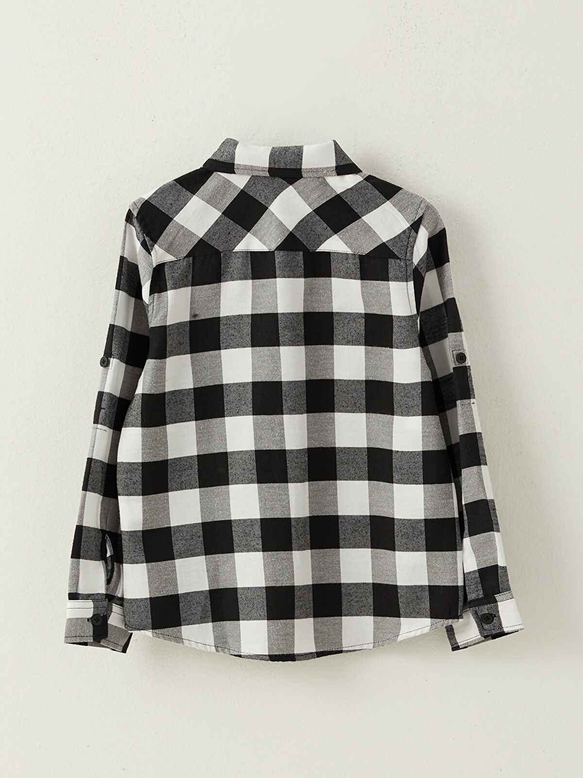 売れ筋・人気アイテム 商品 Long Plaid Sleeve -W2BC24Z4-LKX Shirt Boy Gabardine ウェア