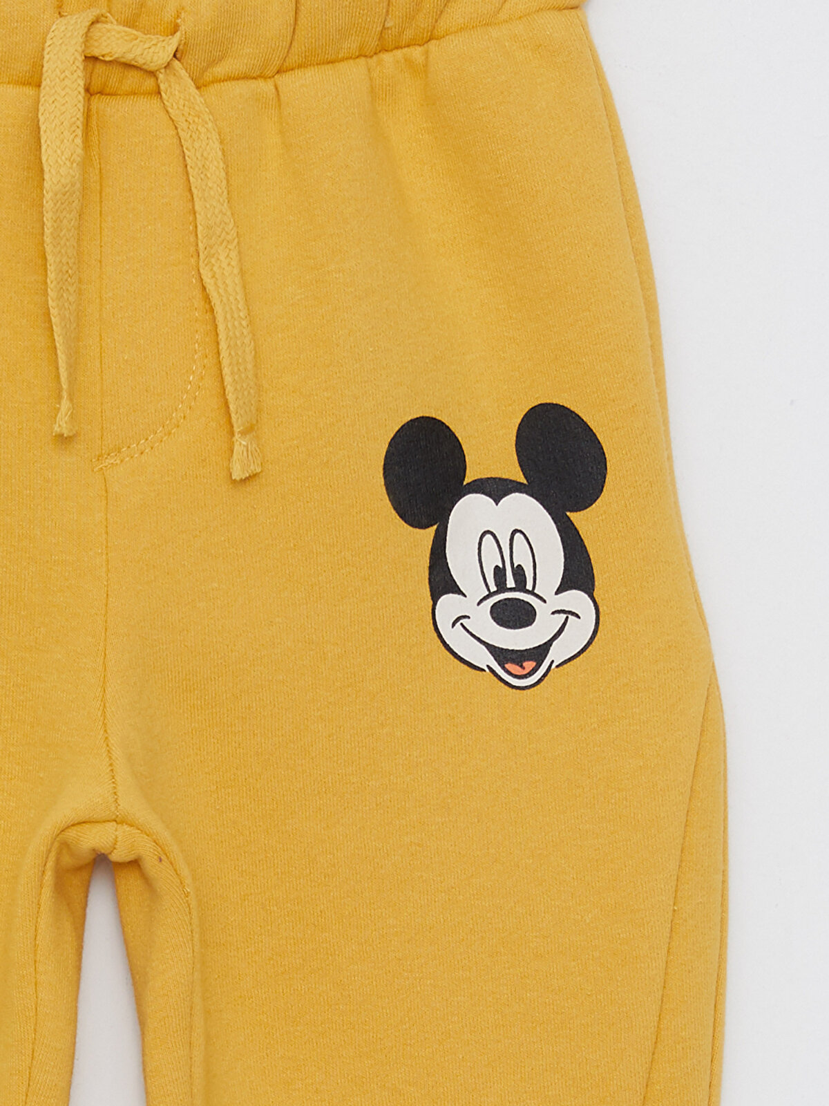 Mickey Mouse Printed Baby Boy Tracksuit Bottom With Elastic Waist  -W2CO09Z1-G4N - W2CO09Z1-G4N - LC Waikiki