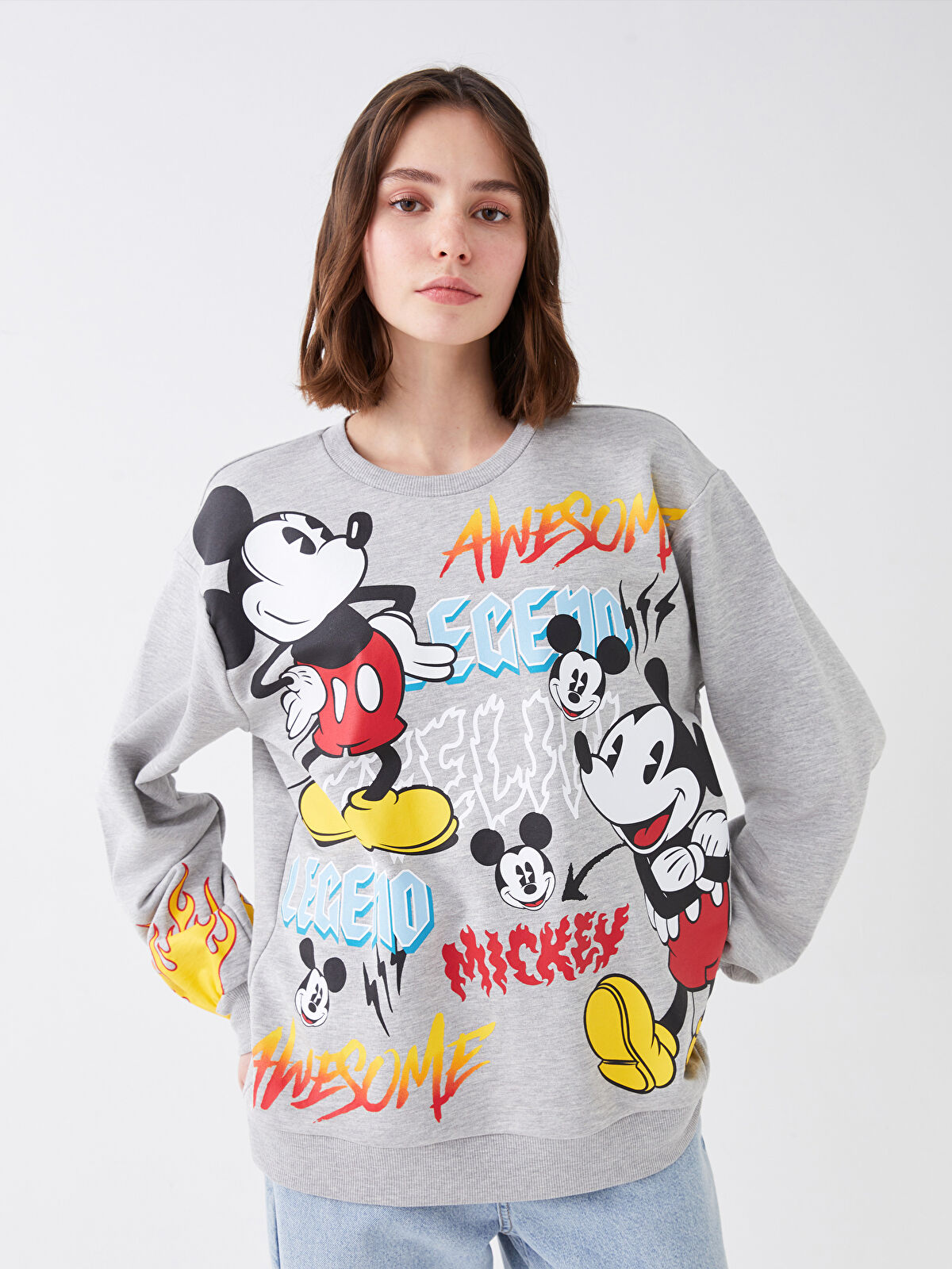 Bershka mickey mouse sweatshirt 2025