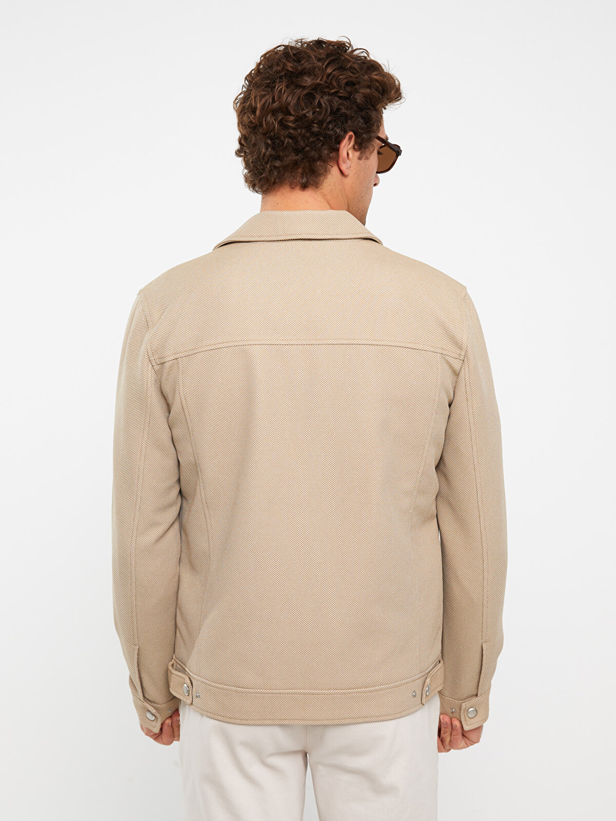 Slim Fit Shirt Collar Men's Coat -S30601Z8-KVB - S30601Z8-KVB - LC Waikiki