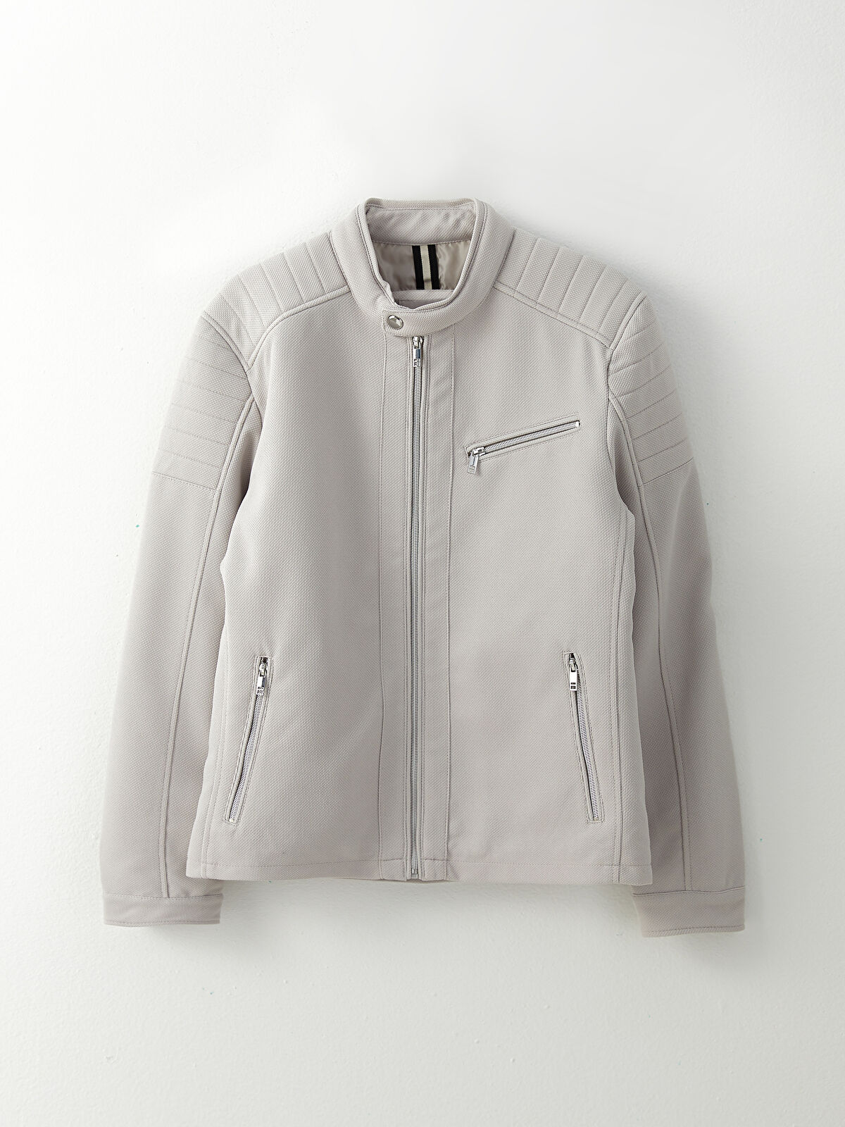 Pique biker best sale jacket