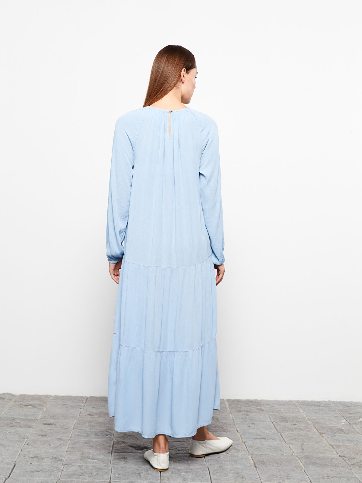 Crew Neck Regular Long Sleeve Women s Dress S31668Z8 SUF S31668Z8 SUF LC Waikiki