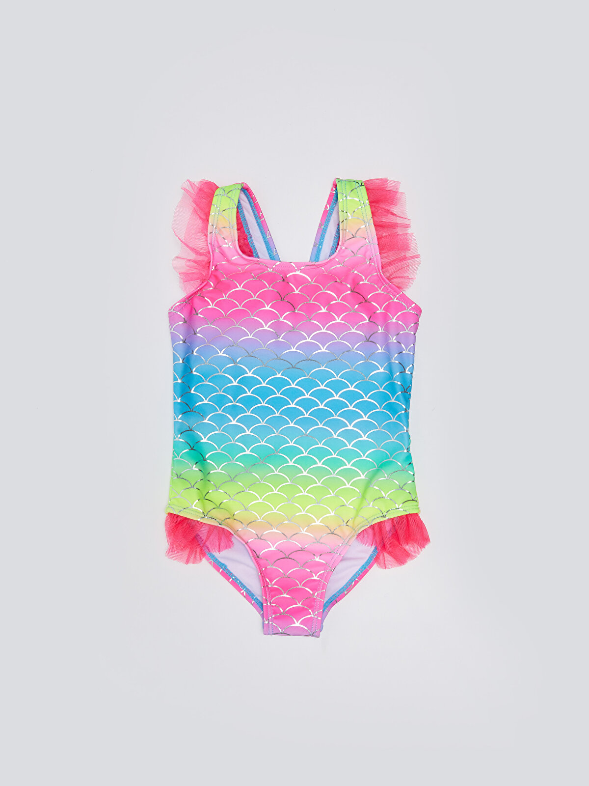 Strappy Printed Baby Girl Swimsuit -S36015Z1-LT4 - S36015Z1-LT4 