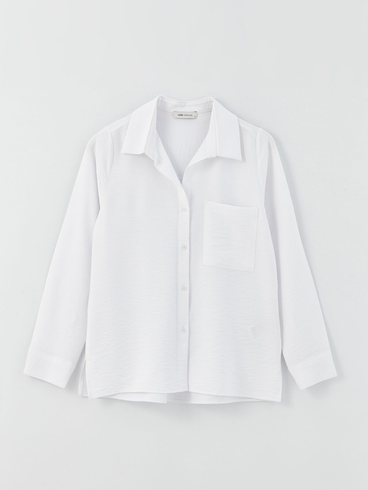 Jednostavna ženska košulja dugih rukava -S36592Z8-R9K - S36592Z8-R9K