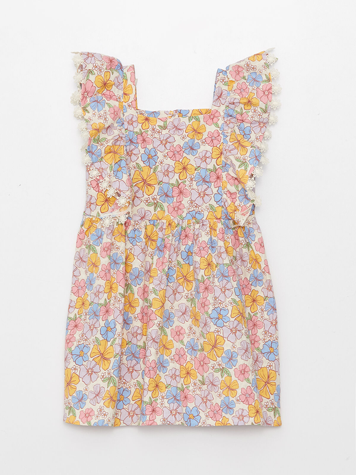 【初売り】 Square Collar Patterned Girls' Dress -S38197Z4-LRB バーベキュー・調理用品