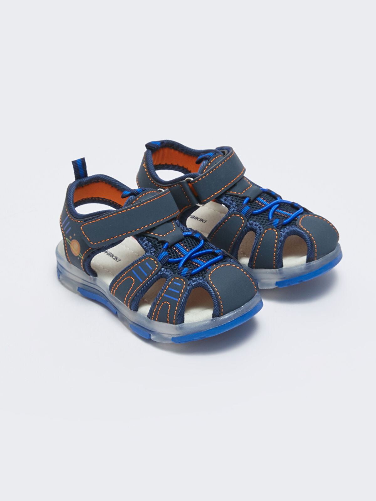 Baby Boy Sandals with Velcro S3CE11Z1 SWN S3CE11Z1 SWN LC Waikiki