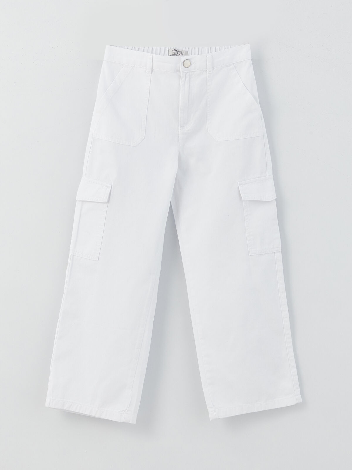 Basic Elastic Waist Girl Cargo Pants S3DK46Z4Q6K S3DK46Z4Q6K LC Waikiki