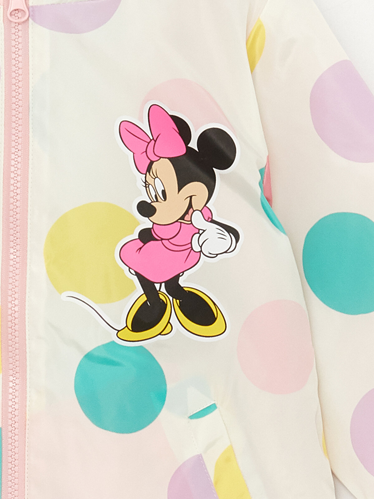 Baby Girl Minnie Mouse Printed Coat -W30311Z1-LRA - W30311Z1-LRA 