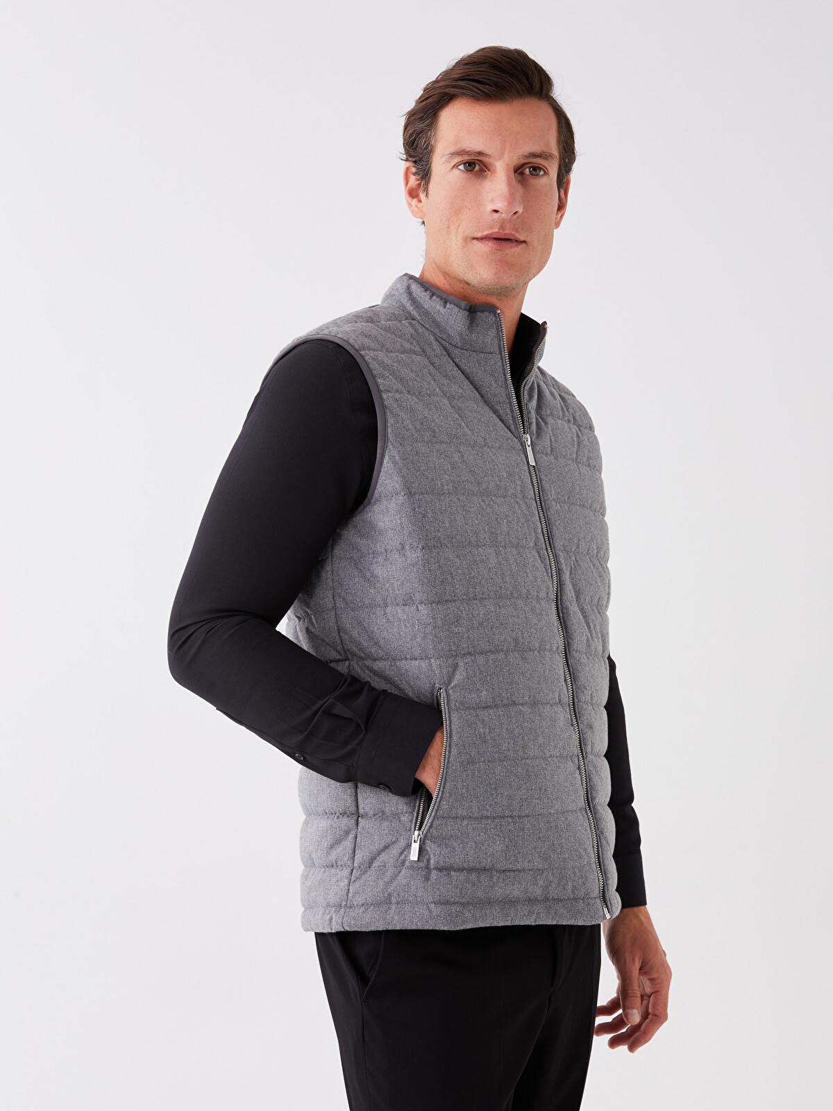 hyde着 if GILET-3L クラッシュディアレザーブラック ラルク 【公式通販】