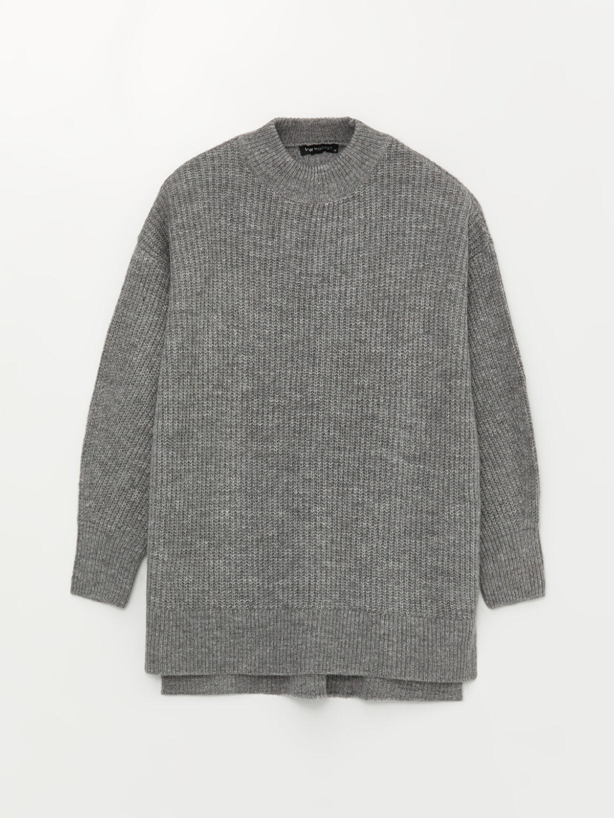 Half Turtleneck Regular Long Sleeve Women's Tricot Tunic -W31971Z8-V8T -  W31971Z8-V8T - LC Waikiki