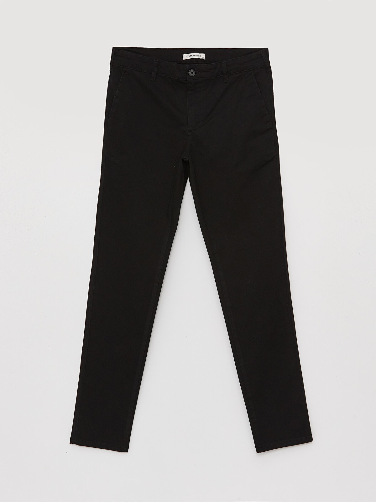 Buy Black Skinny Fit Stretch Chinos Trousers from Next India