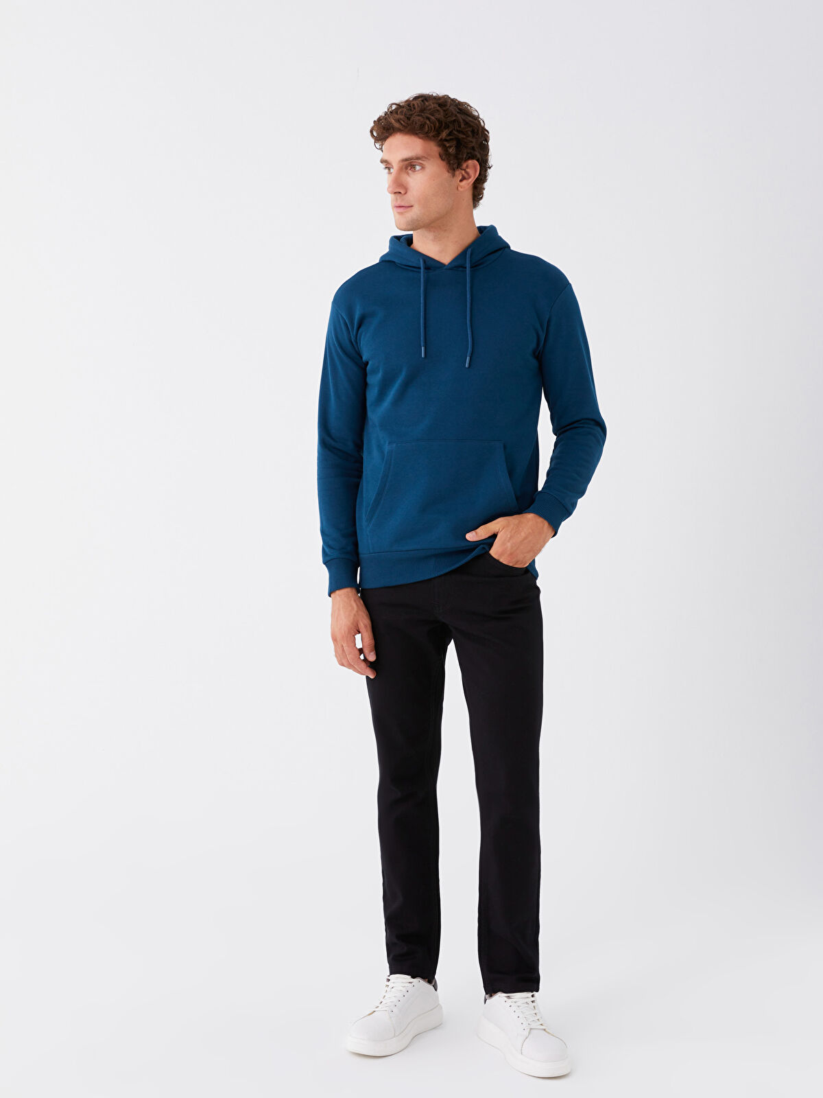Long Sleeve Men's Thick Hoodie -W33539Z8-S8Y - W33539Z8-S8Y