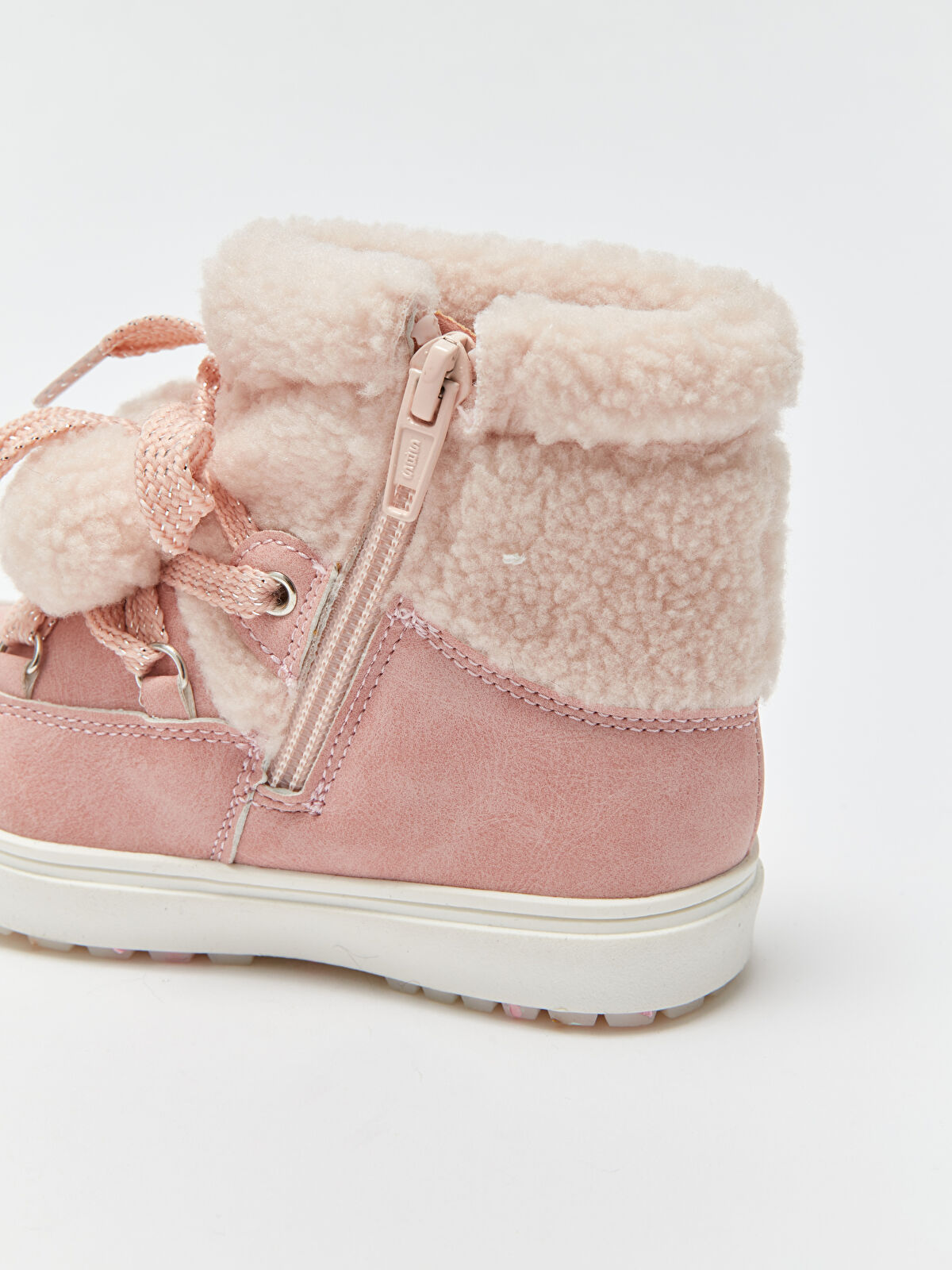 Little girl sale fur boots