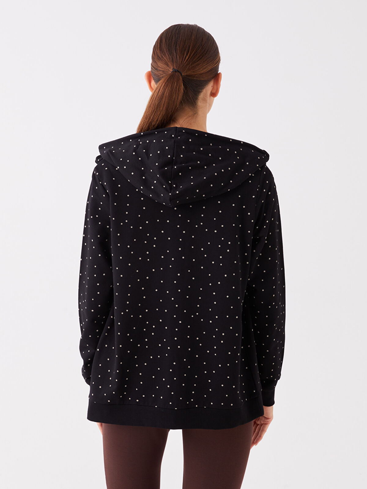 Polka dot discount hoodie women's