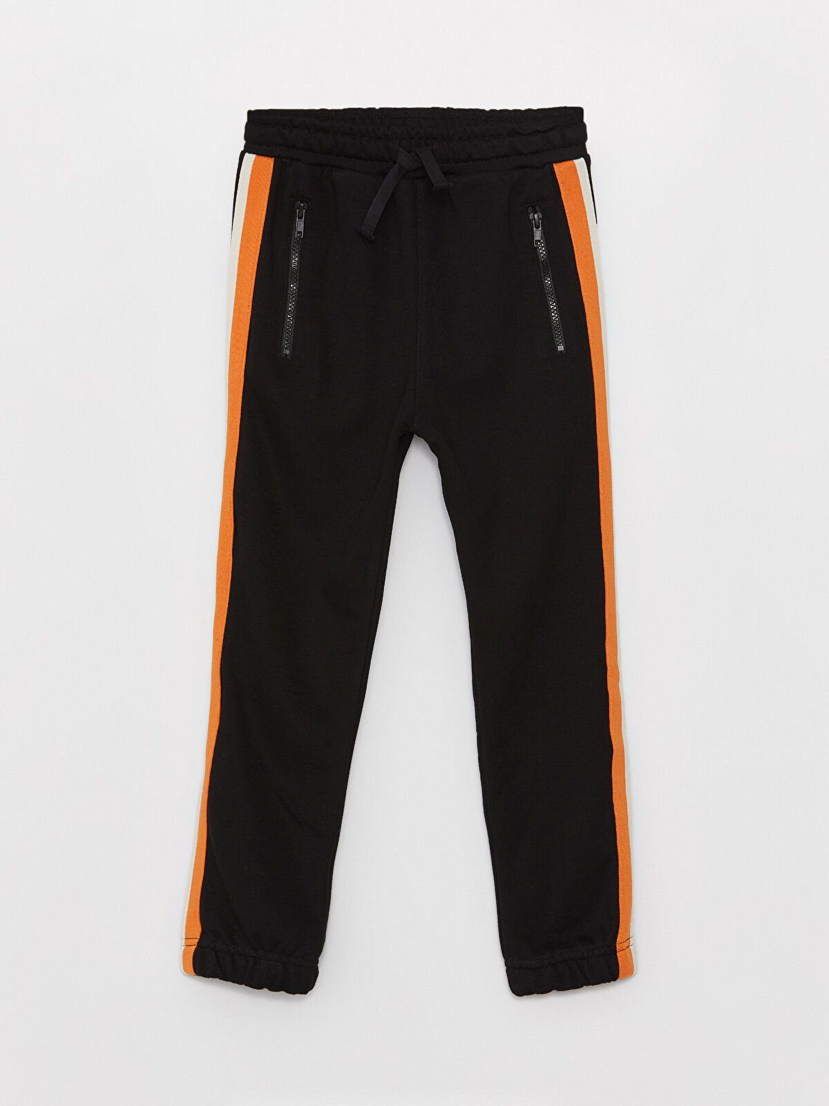 Black and orange sweatpants deals