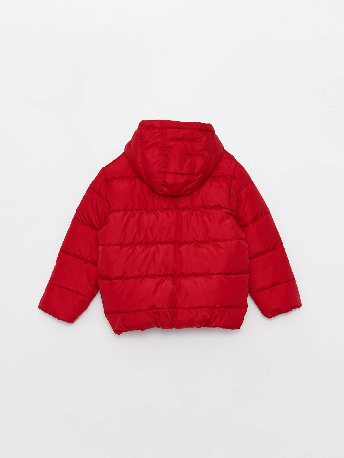 Boys red puffer coat hot sale