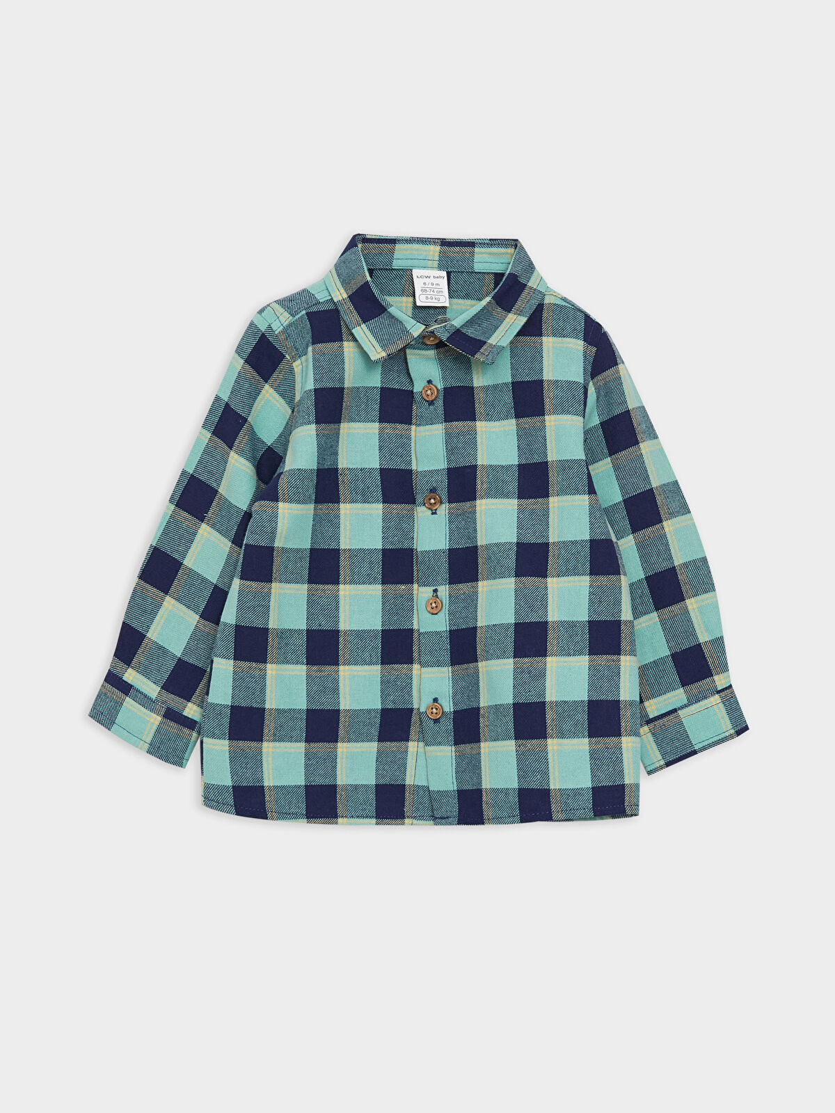 Baby boy best sale green plaid shirt