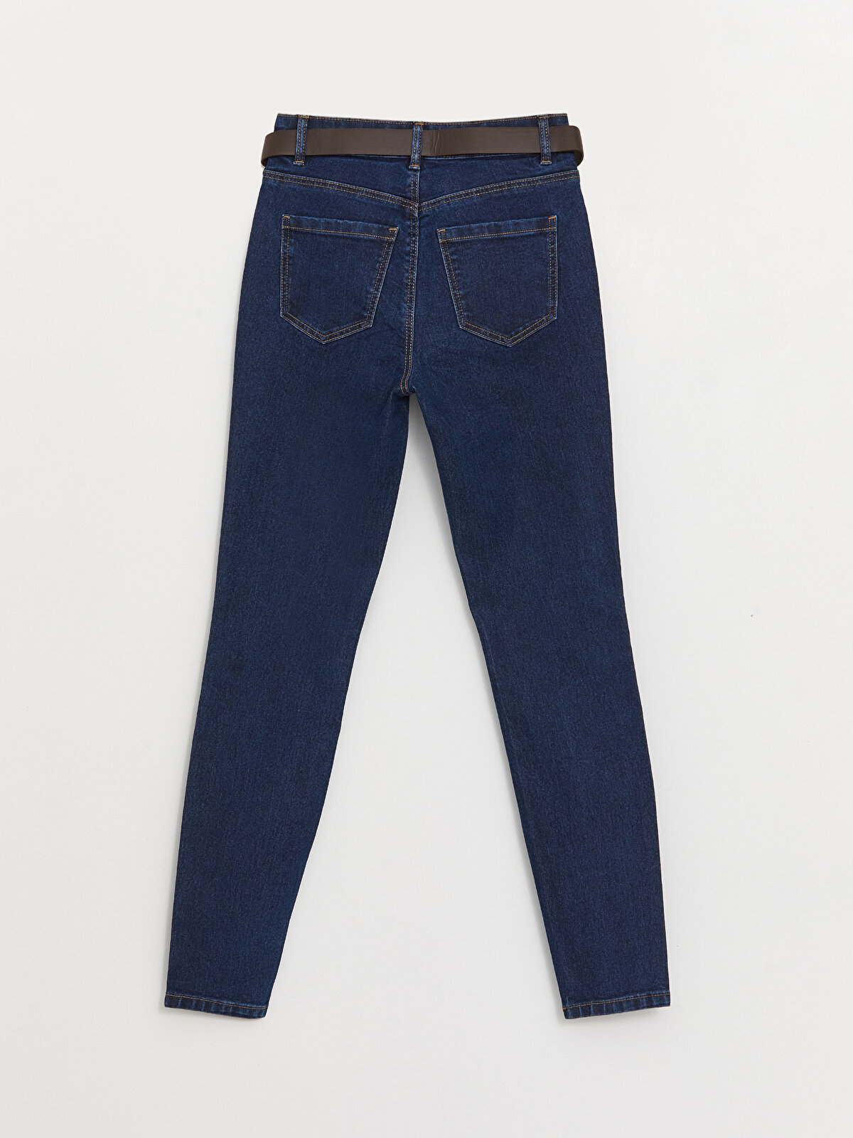 High Waist Belted Skinny Fit Women's Jeans -W38092Z8-309 - W38092Z8-309 -  LC Waikiki