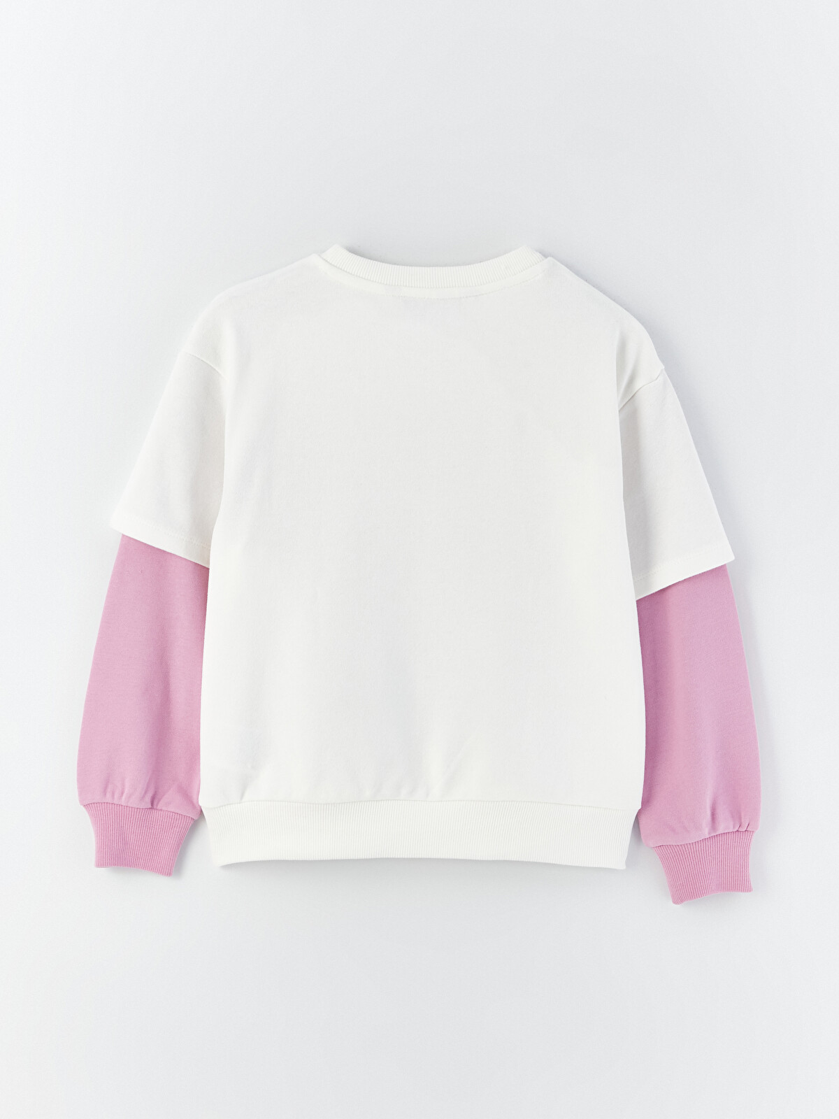 Crew Neck K-Pop Printed Long Sleeve Girl Sweatshirt -W38896Z4-FFB 