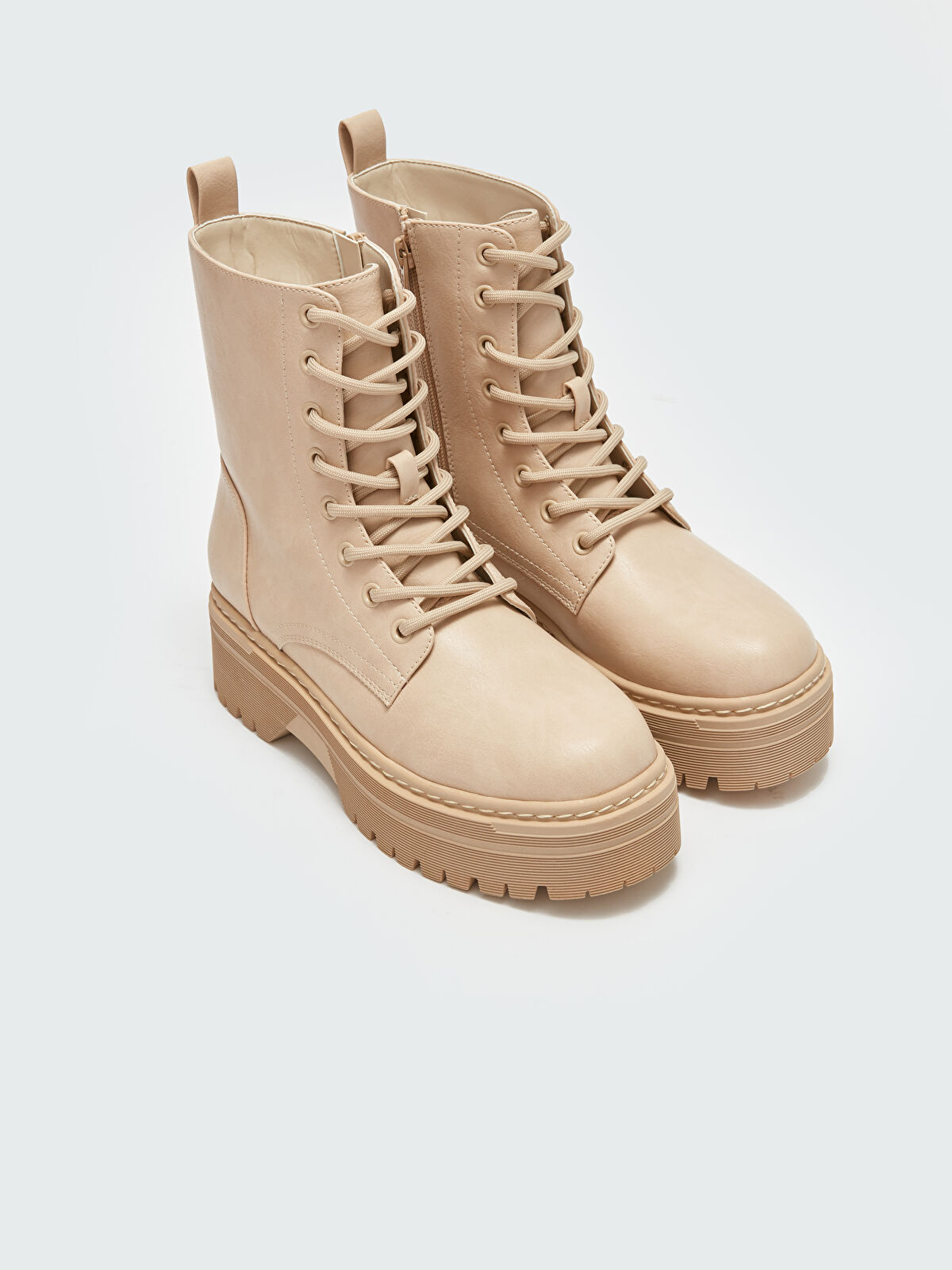 Beige womens boots online