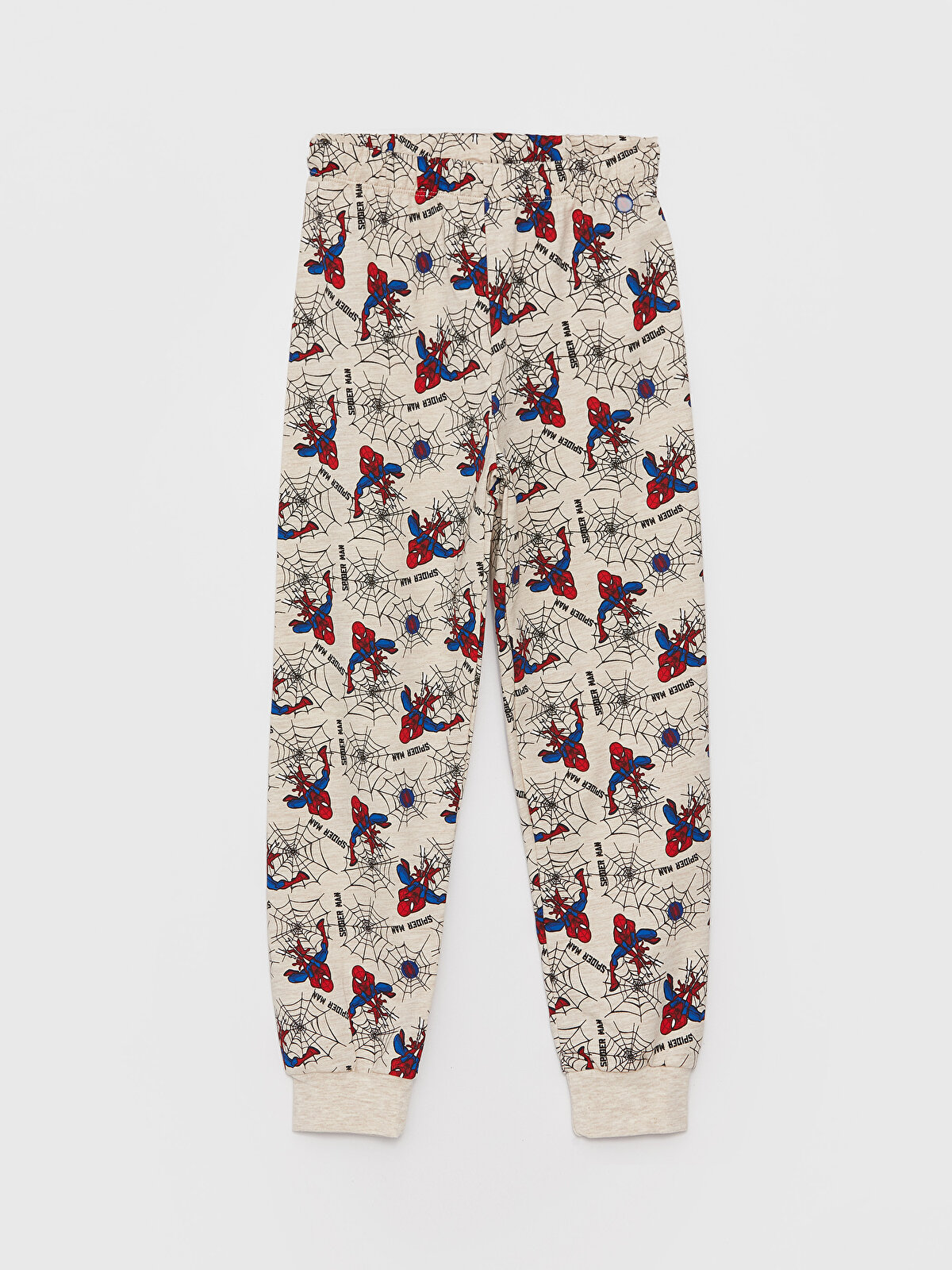 Crew Neck Spiderman Printed Long Sleeve Boy Pajama Set 