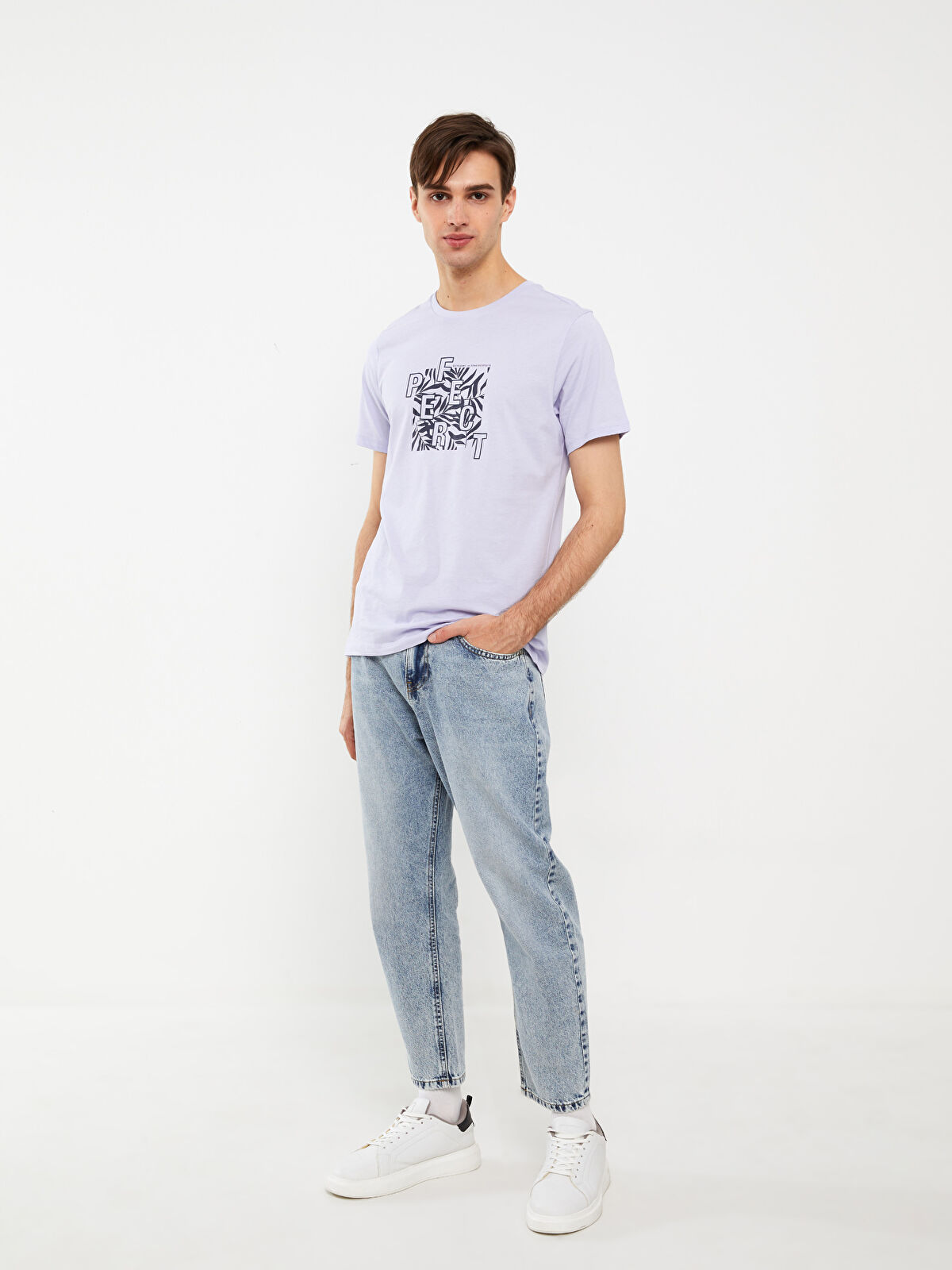 710 Loose Fit Men's Denim Trousers -W3AE79Z8-311 - W3AE79Z8-311 - LC Waikiki