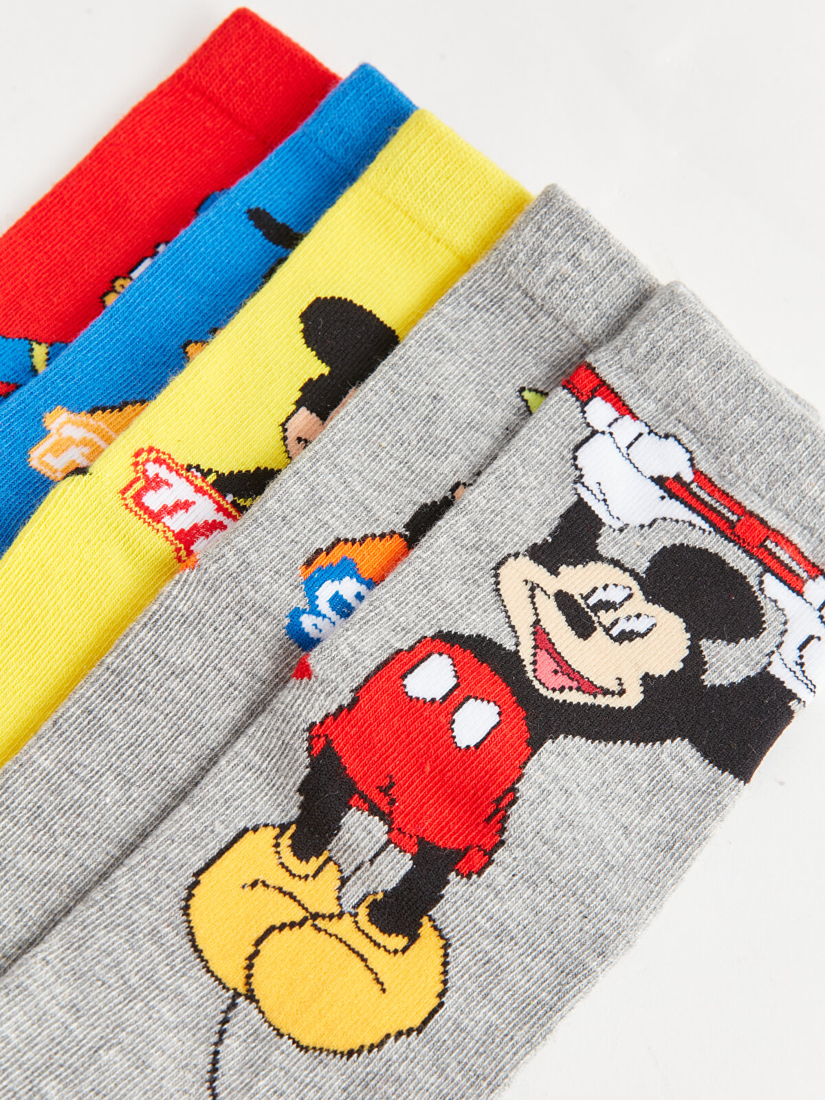 Mickey Mouse Patterned Boys Socks 5 Pack -W3AH11Z4-K00 - W3AH11Z4-K00 - LC  Waikiki