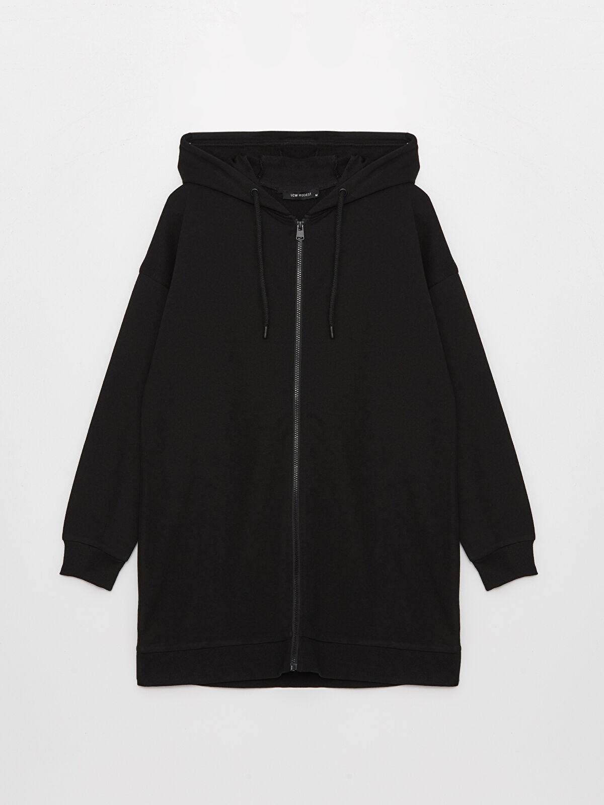 Hooded Oversized Women s Zip Up Sweatshirt W3AK08Z8 RQL W3AK08Z8 RQL LC Waikiki