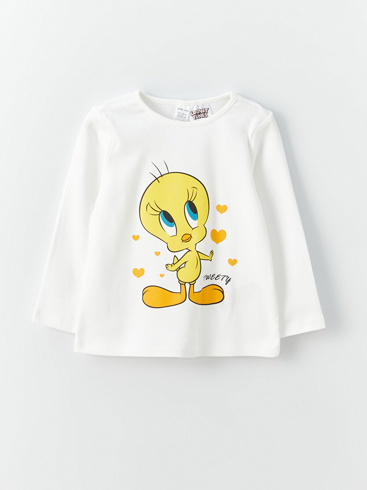 Tweety Printed Baby Girl 2 Pajama Set W3AL37Z1 R9J W3AL37Z1 R9J