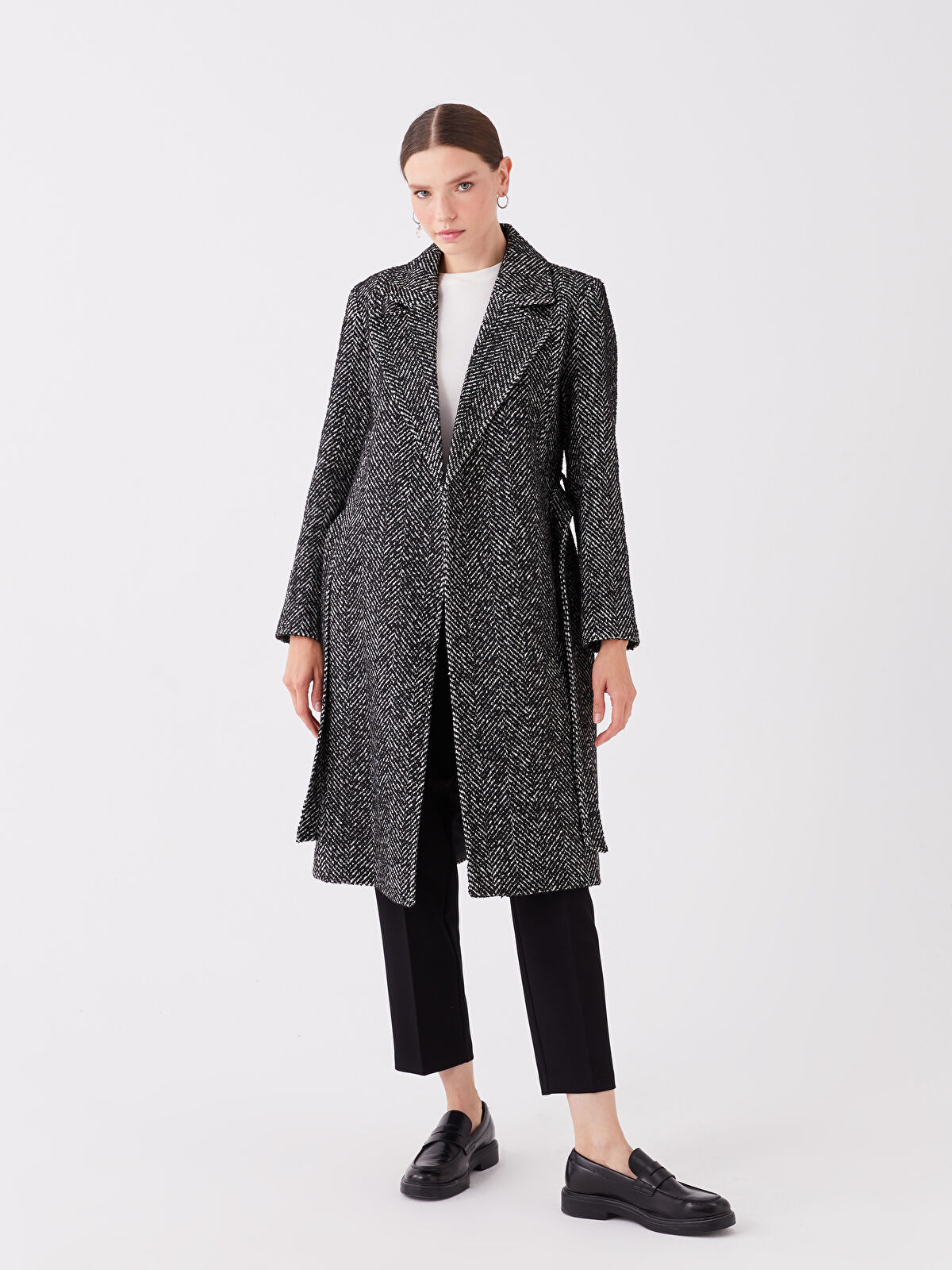 ジャケット・アウター louren stand collar over coat louren stand collar over coat