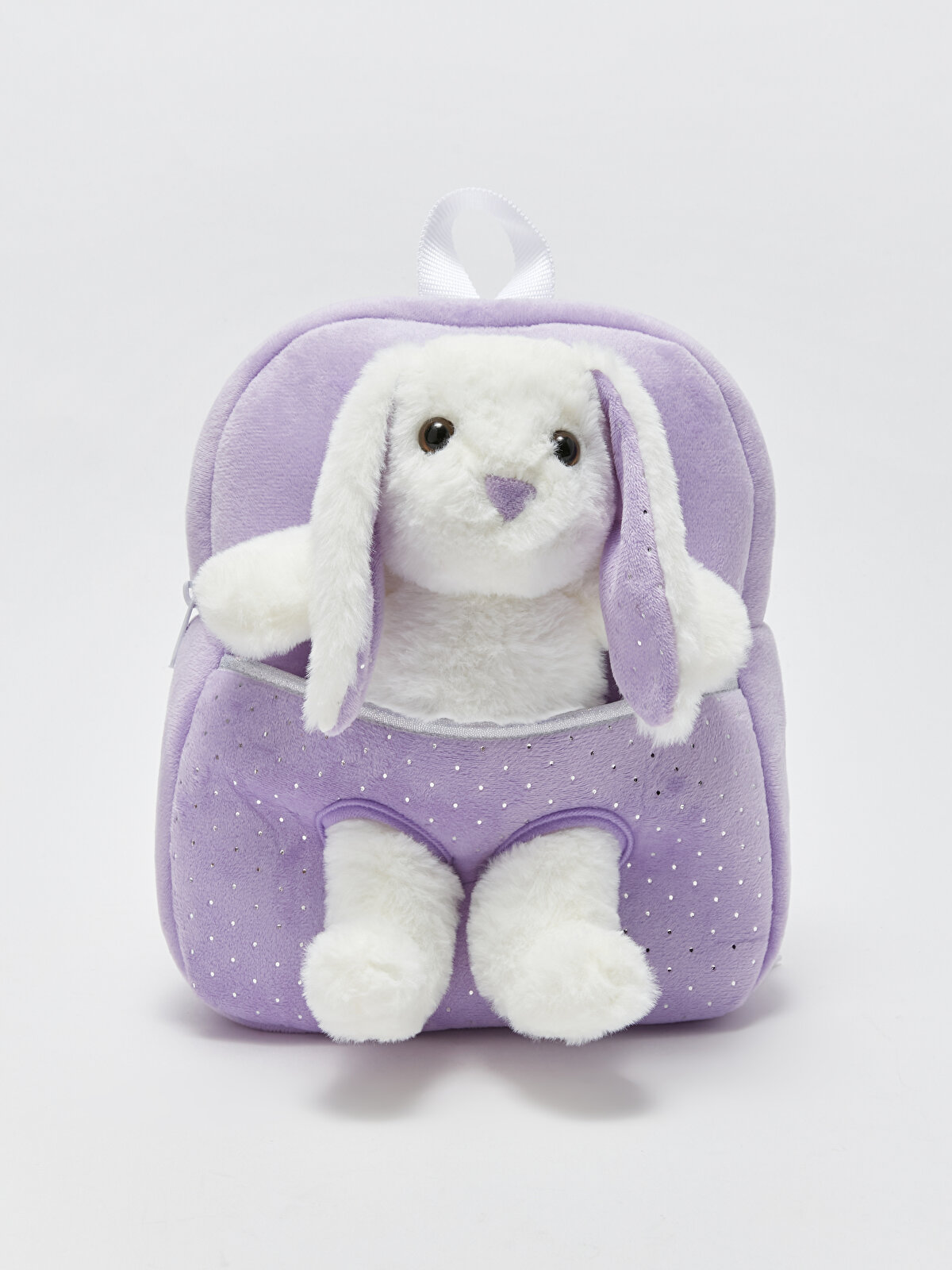 Plush Rabbit Figure Girl Backpack -W3CA08Z4-DP3 - W3CA08Z4-DP3 - LC Waikiki