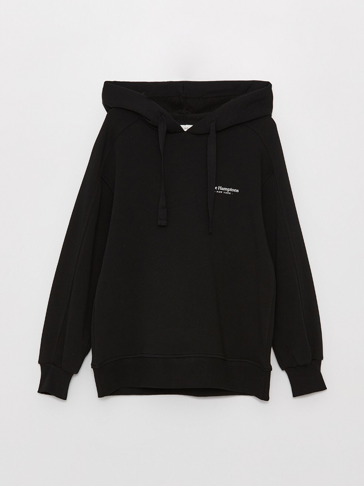 Printed Long Sleeve Oversize Women's Hoodie -W3CP87Z8-CVL - W3CP87Z8-CVL -  LC Waikiki