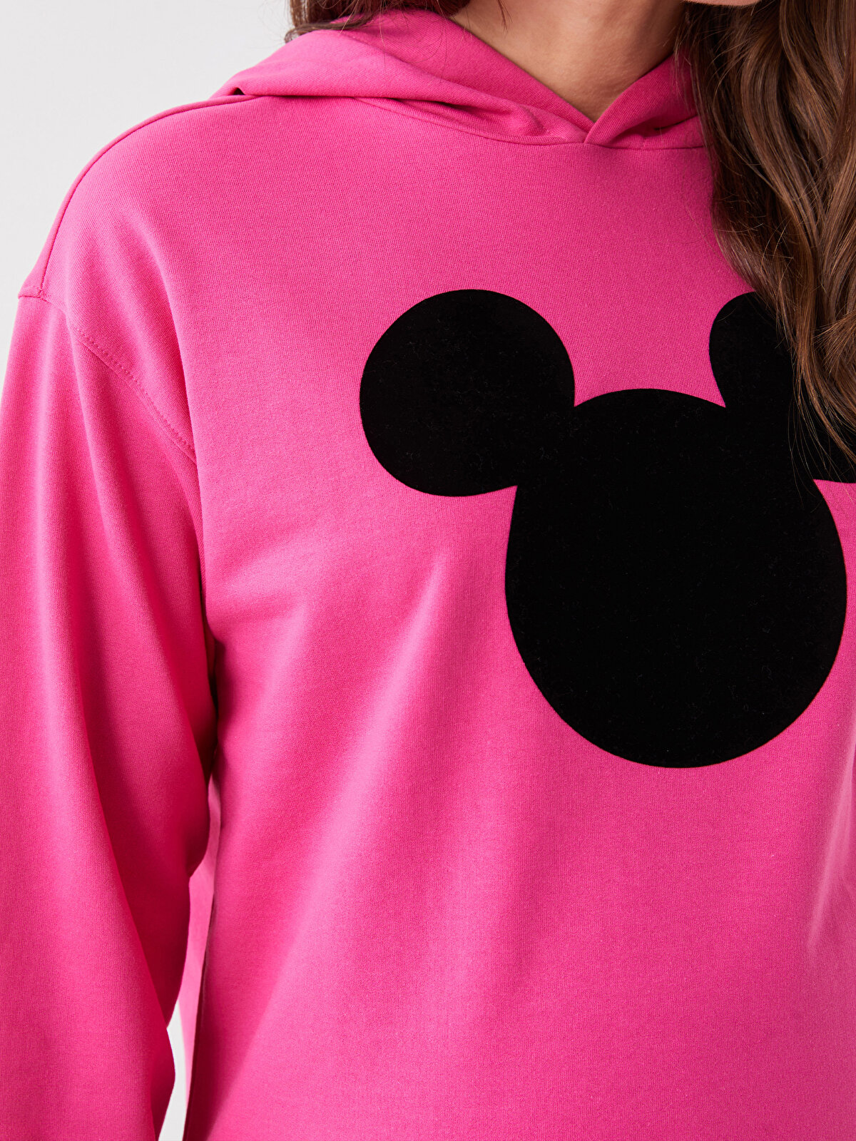 Mickey Mouse Printed Long-Sleeve Maternity Hoodie -W3DB18Z8 