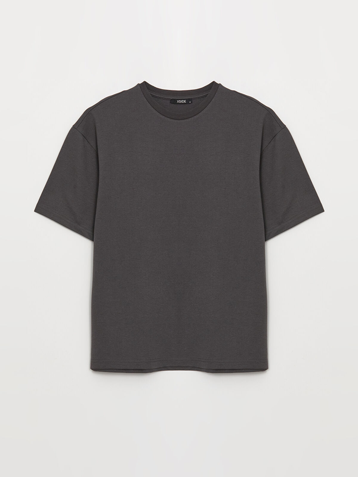 Oversize Crew Neck Short Sleeve Men's T-Shirt -W3EI21Z8-E93 - W3EI21Z8-E93  - LC Waikiki