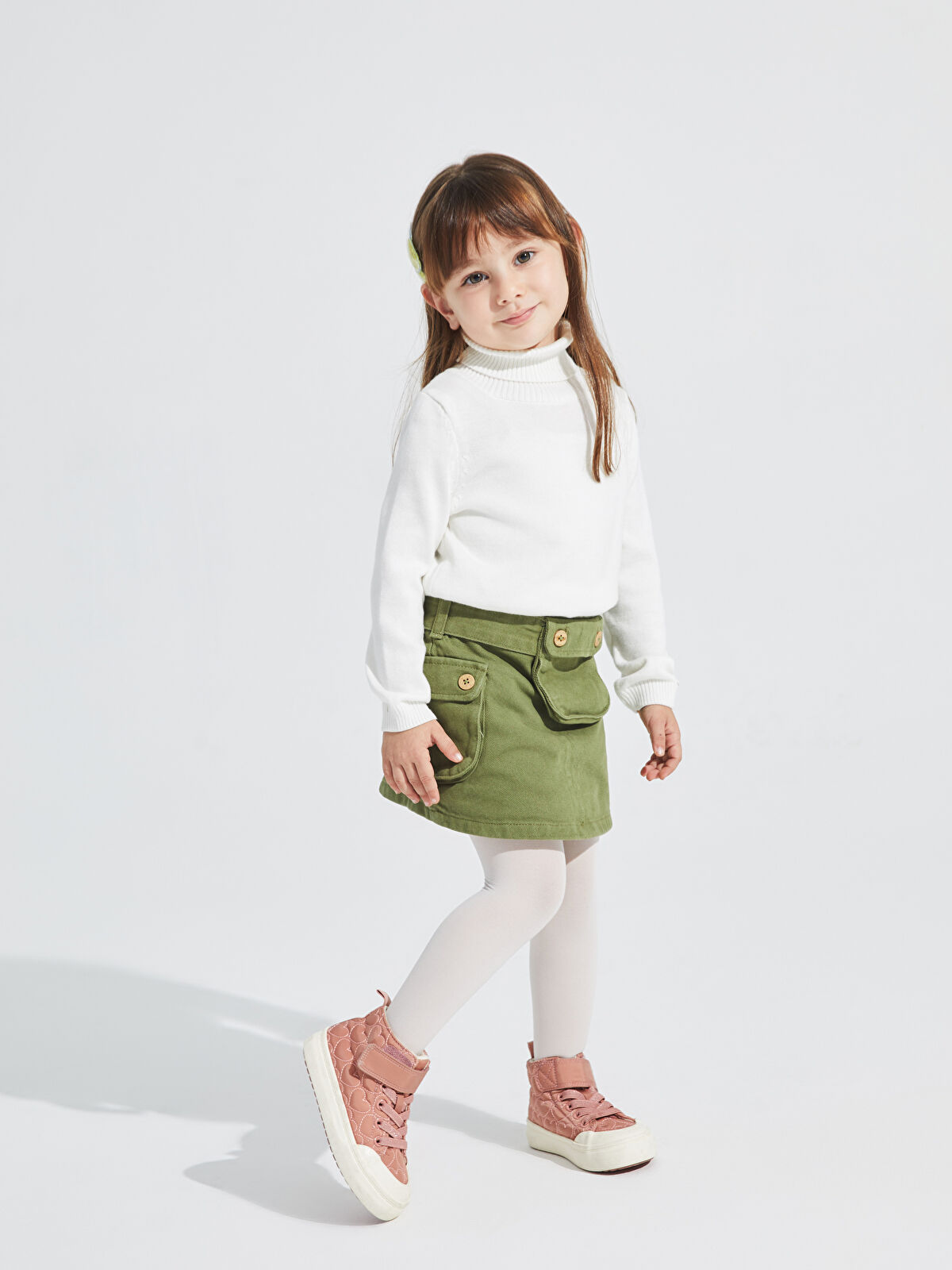 Khaki skirt for baby girl store