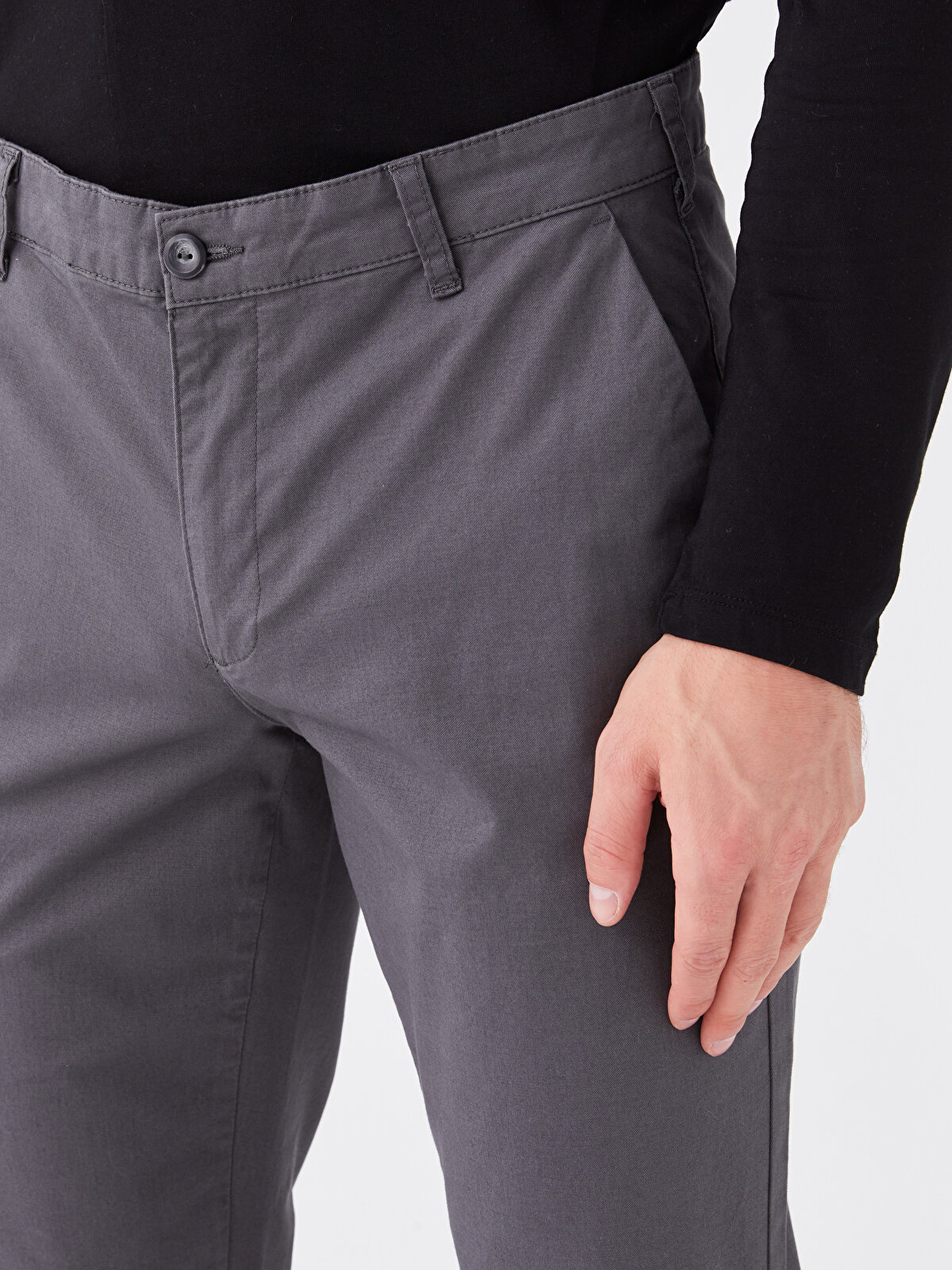 Standard Pattern Men's Chino Trousers -S40158Z8-JQN - S40158Z8-JQN 