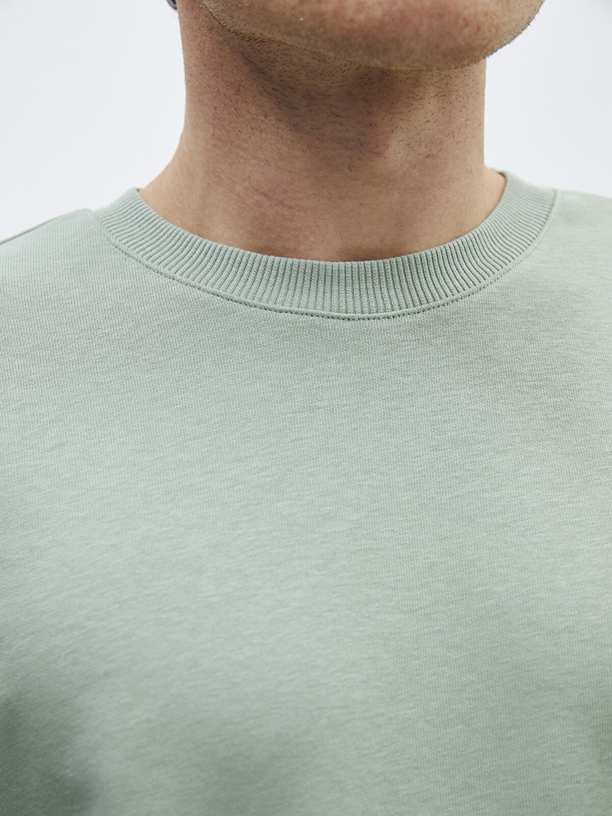 Crew Neck Long Sleeve Men's Sweatshirt -S41484Z8-V9V