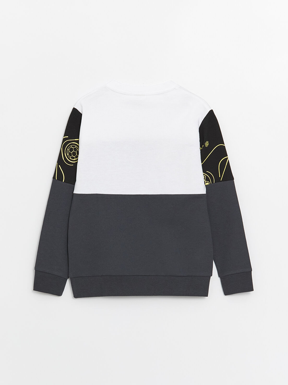 Crew Neck Printed Long Sleeve Boys' Sweatshirt -S46974Z4-VFB