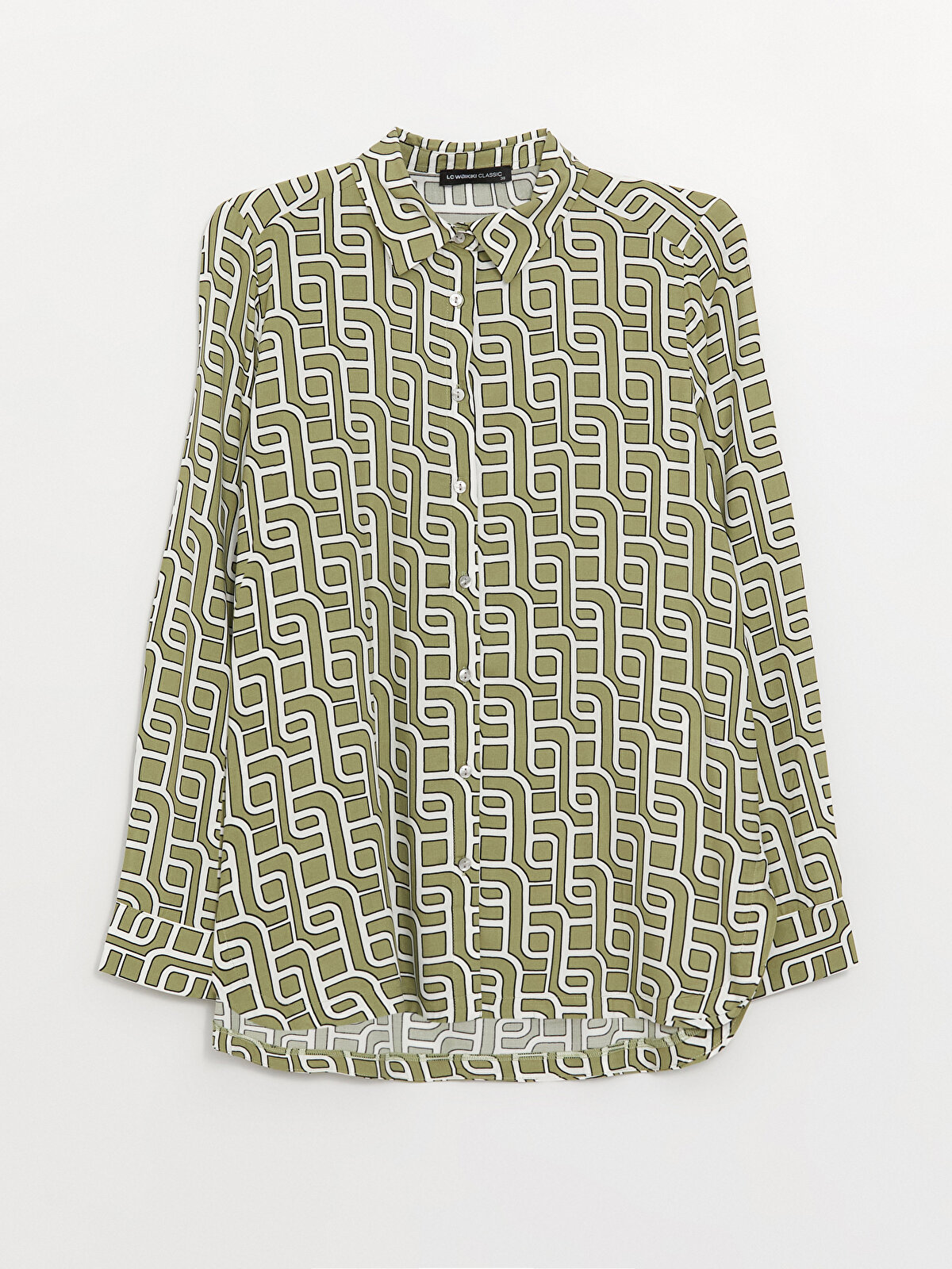 Patterned Long Sleeve Women's Shirt -S46997Z8-LRR - S46997Z8-LRR - LC  Waikiki