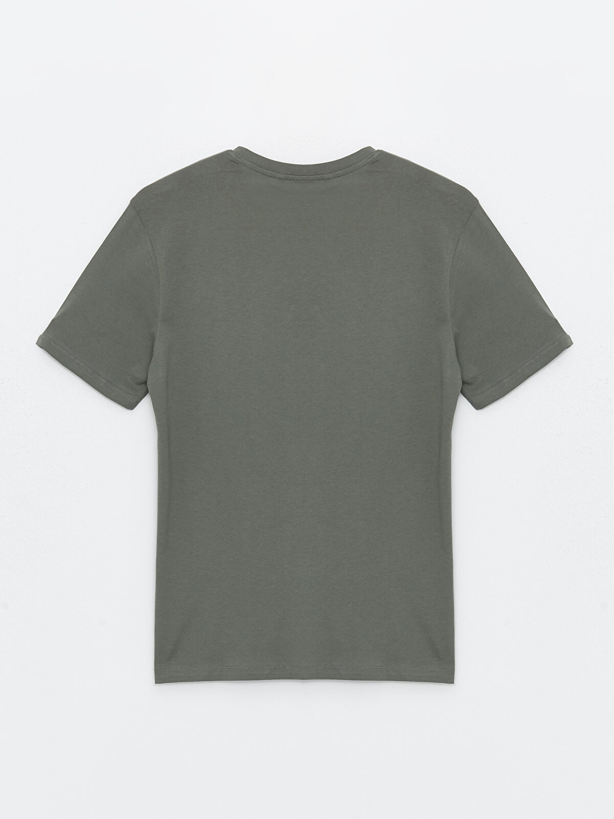 Crew Neck Short Sleeve Printed Combed Cotton Men's T-shirt -S47356Z8-SQS -  S47356Z8-SQS - LC Waikiki