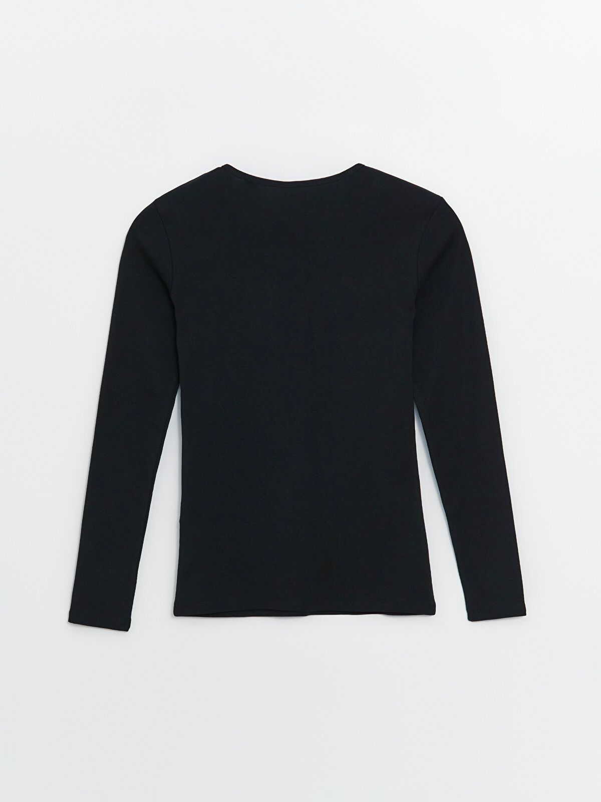 Crew Neck Regular Long Sleeve Women's T-shirt -S48203Z8-CVL - S48203Z8-CVL  - LC Waikiki
