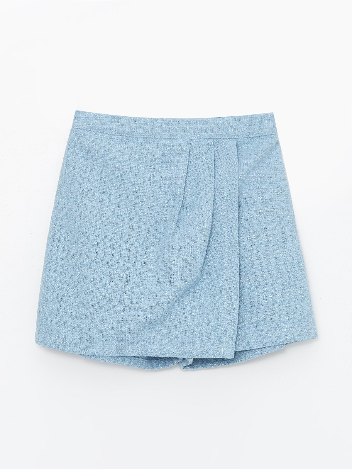 S48244Z4-QYD - LCW Kids Elastic Waist Girl Short Skirt