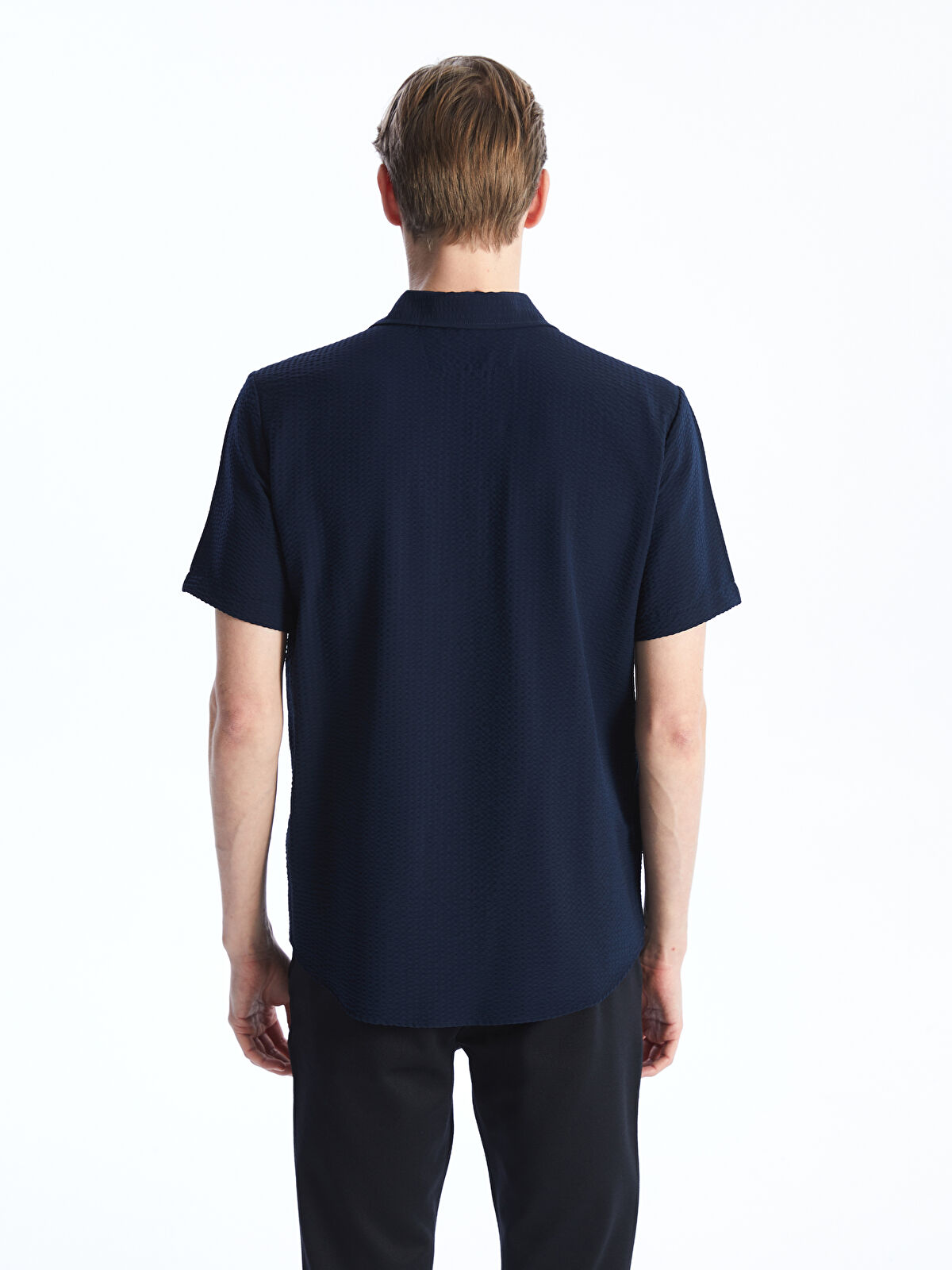 Regular Fit Short Sleeve Men's Shirt -S48887Z8-RFH