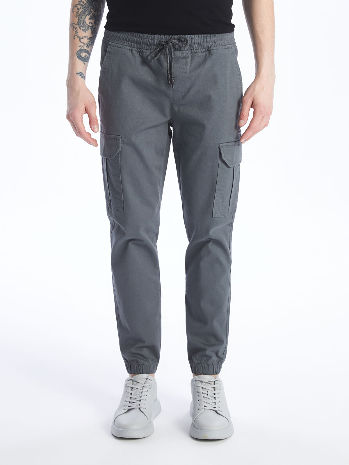 想像を超えての Slim Fit Gabardine Men's Cargo Trousers -S49473Z8-SUR パンツ
