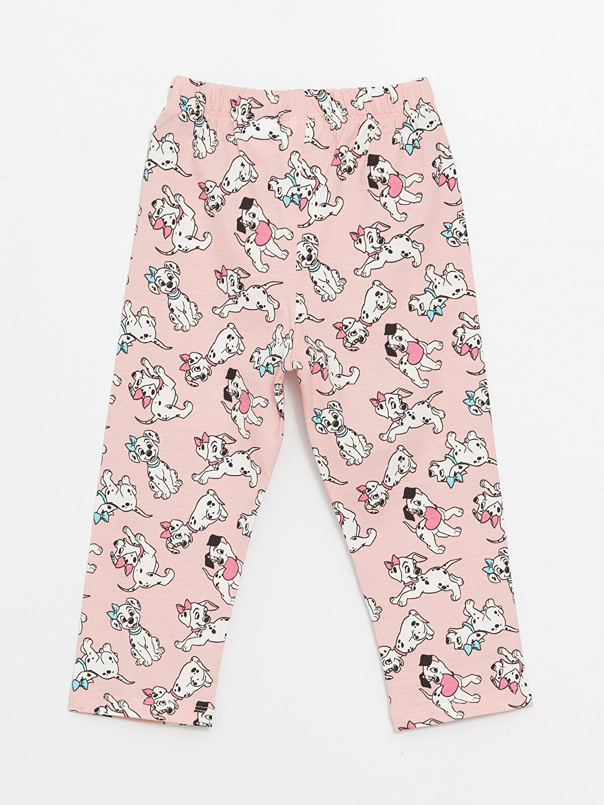 Polo Neck Long Sleeve 101 Dalmatians Printed Baby Girl Pajama Set 